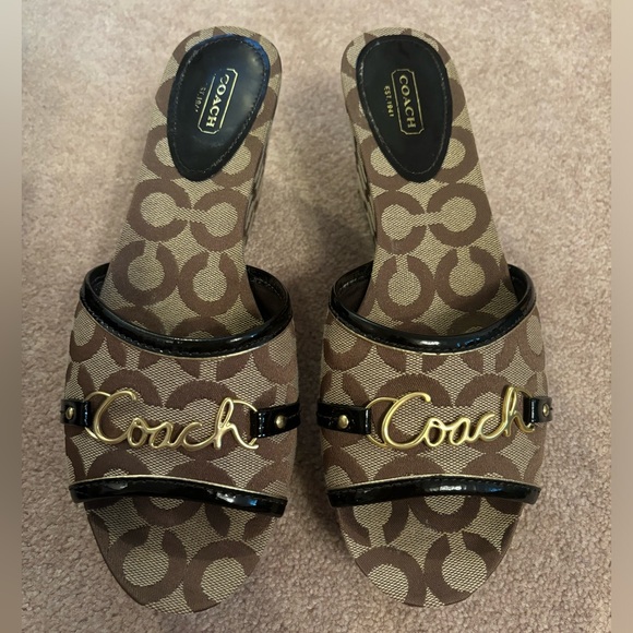 Coach carissa wedge heels - Picture 1 of 4